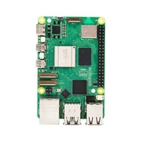 Placa de Desarrollo Raspberry Pi 5 2GB/4GB/8GB, Procesador BCM2712 de 2.4GHz, Cuatro Núcleos, 64 bits, Arm Cortex-A76, Interfaz Gigabit Ethernet