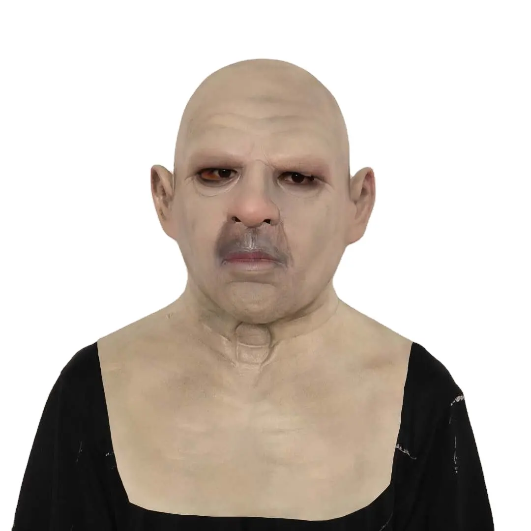 Party Cosplay Silicone Realistic Latex Old Man Mask For Sale
