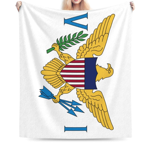 Manta de corazón de Trinidad y Tobago, manta suave, manta de lana de franela ligera para sofá cama, sofá - Product Image 4