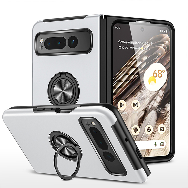 Kickstand Ring Magnetic Antishock TPU PC Mobile Back Cover for Google Pixel 8 Pro Armor Phone Case Google Pixel 7 Pro Back Cover