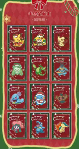 Autocollants détachables HuoHu Pokemoned Pikachu Gengar Snorlax Cartes de collection CCG Jeu de cartes de société Jouets pour enfants Cadeaux - Product Image 4