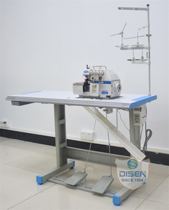 747 Single Needle 3/4/5 Line Electronic Industrial Overlock Sewing <b>Machine</b> with <b>Walking</b> Foot High-Speed Motor & Pump - Product Image 3