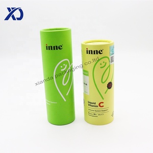 กล่องบรรจุภัณฑ์กระดาษแข็งแบบรีไซเคิลได้สำหรับกาแฟลูกอมหลอดกลมพร้อมฟองน้ำซับลายนูนการจัดการพิมพ์ - Product Image 6