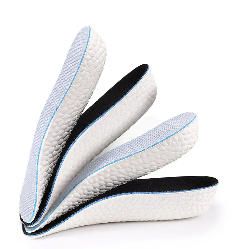 Inner heightening half pad lightweight invisible heightening leisure insole breathable shock-absorbing sports pada