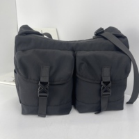 Sac messager tactique vintage en nylon résistant à l'eau pour les voyages en plein air et les trajets quotidiens