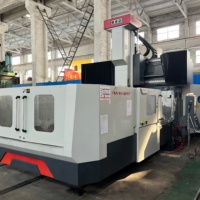 Centre d'usinage CNC à portique fixe d'occasion équipé du système FANUC, grande fraiseuse CNC à charge lourde