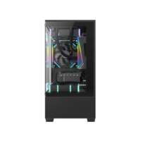 Boîtier d'ordinateur de jeu Micro-ATX AntarcChill de haute qualité, 4 emplacements PCI-E, tour moyenne en SPCC de 0,4 mm, en stock