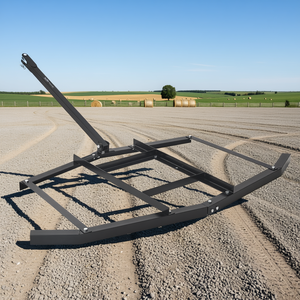 Herse traînée 66 pouces en acier pour nivellement de gravier, machine agricole haute productivité, noire - Product Image 2