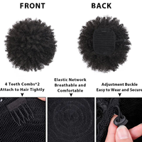 Perruque afro dreadlocks à petites boucles en forme de chenille, fabriquée à la machine en fibre chimique, offre spéciale Afrique