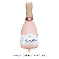 Ballon de bouteille de Champagne pastel mat Ballons de fête de Bachelorette de Champagne pour les décorations de fête de poule d'amour de nuit de filles ivres
