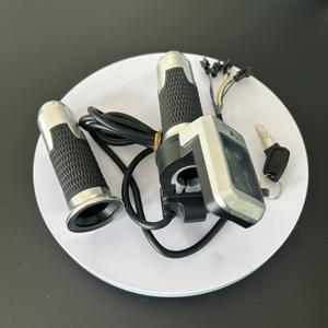 48v 60v 3 vitesses interrupteur gaz poignée accélérateur <span class=keywords><strong>vtt</strong></span> vélo électrique Scooter pièces torsion accélérateur numérique LCD affichage accessoire pour - Product Image 5