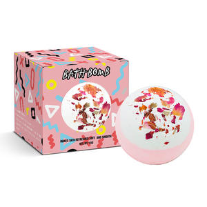 Bombes de bain personnalisées aux huiles essentielles, fleurs et sels marins, faites à la main, luxueuses, hydratantes pour peaux sèches, cadeau pour hommes et femmes, SPA pour les fêtes - Product Image 1