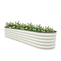 Kit de jardinière surélevée en métal pour utilisation dans le jardin