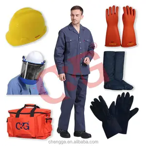Electrical Arcli Flashes Suits 8cal Arc Flash Electrical Arc Resistant Suit