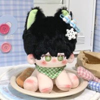 Aşk ve Derin Uzay Hayranları İçin Orijinal Çevreleyen Qi Yu Qin Che Li Shen Xing Hui 20cm Pamuklu Bebek Oturan Aşk ve Derin Uzay Bebek