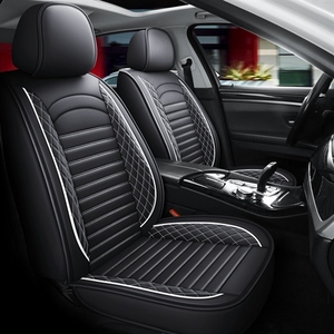 Coussin de siège de voiture en cuir de luxe taille universelle, accessoires de protection pour l'intérieur de la voiture - Product Image 2