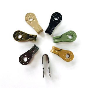 Fabricación Hardware Metal en forma de pera ganchos de ojal de hierro para botas de escalada - Product Image 3