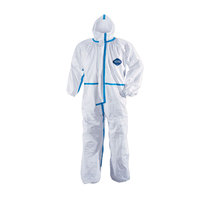 Industrial Cleaning Microporous Cooking Protection Waterproof Biohazard Safe Breathable Non Woven Isolation Coverall