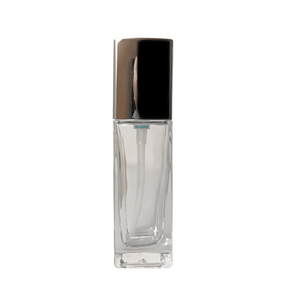 Botellas de Vidrio Transparentes Personalizadas para el Cuidado de la Piel con Tapa Plateada, Envases para Crema y Loción, Pulverizador <span class=keywords><strong>Doully</strong></span> TZRY001 - Product Image 6