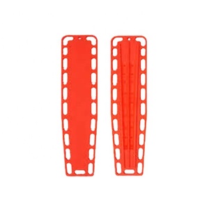 Portable divers longs en plastique médical colonne vertébrale conseil civière tête immobilisateur trois sangles lutte contre l'incendie équipement de premiers soins - Product Image 5