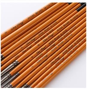 Zhuting profesyonel mikro boya fırçası minyatür sanat boya çizim ince fırçalar numarası 0000-10 naylon saç malzemesi - Product Image 5