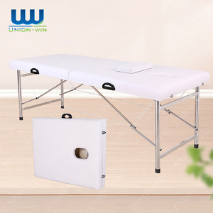 Sillón Reclinable de Belleza Portátil Personalizado Unirelax, de Cuero PVC, para Salón de Belleza Facial, con Relleno de Espuma de <span class=keywords><strong>2</strong></span> Secciones, Camilla de Masaje - Product Image 1