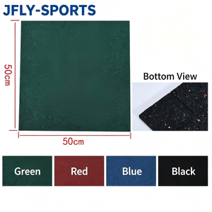Surface de terrain de sport extérieur antidérapante et absorbant les chocs en particules d'EPDM haute densité, tapis de sécurité EPDM durable et coloré - Product Image 1
