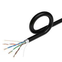 D-sunty Cat5 Kabel Ethernet FTP Kabel Patch RJ45 Kabel Jaringan LAN 8 Konduktor 0.5m 1m 2m 5m 10m