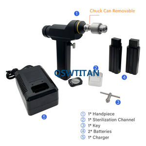 Cirugía ortopédica para traumatismos, herramienta eléctrica médica, taladro de hueso canulado, taladro de hueso hueco, herramientas veterinarias quirúrgicas para traumatismos, mascotas - Product Image 6