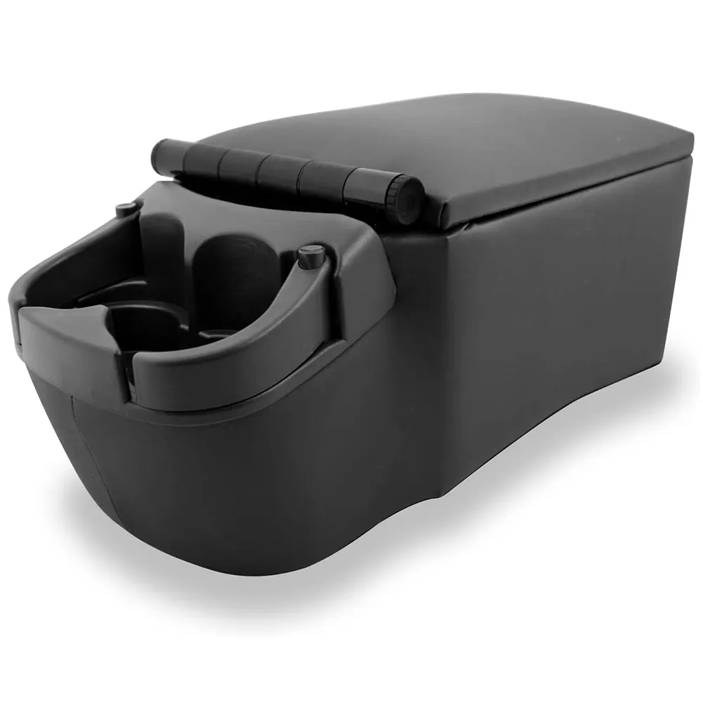 Organizador de reposabrazos Universal para coche, caja de consola automática multiajustable con portavasos ajustables