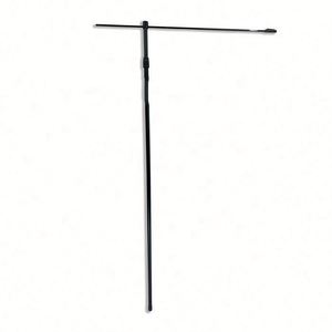 Mástil de Bandera Nobori de Aluminio Negro o Fibra de Vidrio de Alta Calidad y Tamaño Personalizado, Longitud Extensible de 160cm a 300cm - Product Image 1