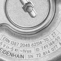 1VPP Sincos Encodeur Rotatif 2048ppr à Arbre Conique, Encodeur Alternatif pour Rotation de Machine Synchronisée en Ligne ERN1387 204862S14-70