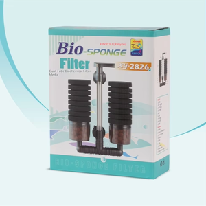 XINYOU Çift Süngerli Akvaryum Filtresi |   2 Aşamalı Biyolojik Filtrasyon Sistemi ve Medya Haznesi |   Balık Tankları, Kızartma ve Karides Tankları için - Product Image 5