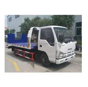 Used/ New Japan Isuzu 100p 98HP 4tons Flatbed Towing Truck Road Wrecker Truck Cargo steering left hand right hand drive vehicle