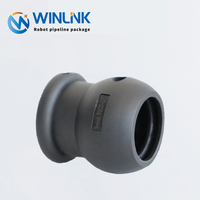 Manchon de raccordement avant en nylon Winlink R28/R36/R48, noir, haute qualité, certifié CE ROHS, pour kit de pipeline robotique