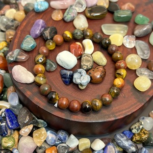 Nieuwe Eye Stone Release Stress Attrac Good <span class=keywords><strong>Luck</strong></span> Healing elastische kleurrijke kralenarmband voor sieradencadeau - Product Image 4