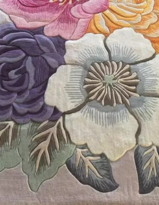 Alfombras <span class=keywords><strong>de</strong></span> diseño y alfombra para sala <span class=keywords><strong>de</strong></span> estar, color puro, flor curva, <span class=keywords><strong>fábrica</strong></span> <span class=keywords><strong>de</strong></span> mechones a mano, alfombras grandes <span class=keywords><strong>de</strong></span> lana, alfombra para sala <span class=keywords><strong>de</strong></span> estar y dormitorio - Product Image 1