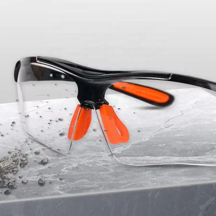米国のホットセールタイプANSIz87.1産業用保護安全メガネ眼鏡ゴーグル
