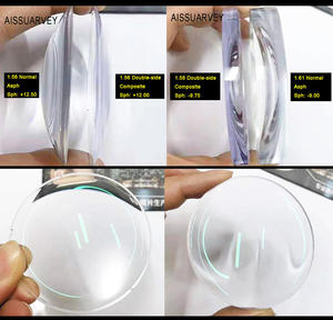 1.67 <span class=keywords><strong>lentilles</strong></span> de lunettes de <span class=keywords><strong>presbytie</strong></span> à indice élevé, <span class=keywords><strong>lentilles</strong></span> optiques composites Double face Super fines pour prescription élevée - Product Image 4