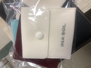 <span class=keywords><strong>2025</strong></span> nouveau pas cher bon prix logo personnalisé en gros plat petit velours joli stockage de bijoux Farib bijoux sac pochette - Product Image 5