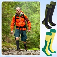 Chaussettes d'été unisexes personnalisées en nylon respirant à 3 couches, imperméables, à séchage rapide, pour la randonnée, le ski, le camping en plein air et la pêche à la pêche au wading