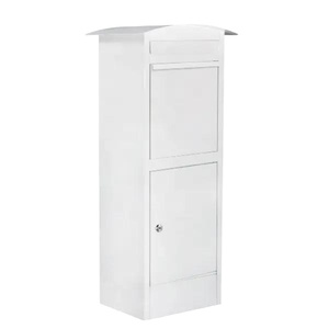 Hot sales wholesale anti-theft outdoor mailboxes standing metal parcel box delivery box