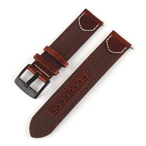 <span class=keywords><strong>Bracelet</strong></span> en toile pour Samsung Galaxy Watch 6 5 4, universel, pour <span class=keywords><strong>Seiko</strong></span>, 20mm, 22mm, pour Casio, <span class=keywords><strong>Bracelet</strong></span> de Sport rétro - Product Image 6