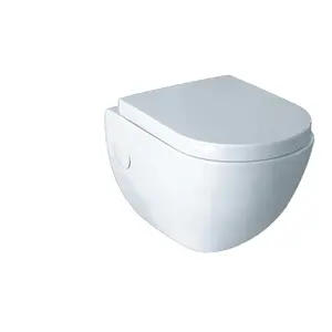 Wall hung toilet seat Hotel home used wall mounted toilet with WaterMark wels