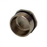 Bouchon Caché Universel en Métal Fileté IP68 M32*1.5 Métrique pour Tuyau PG/G, Bouchon de Trou pour Boîtier Électrique Industriel