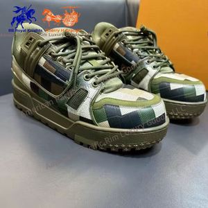 Men's Casual Trainer Maxi Sports Sneakers Top Version High-<b>End</b> Comfort Leather Lace-Up Thick Skateboard Shoes Walking Style Shoe - Product Image 1