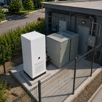 Armoire de stockage de batterie solaire LiFePO4 241 kWh, système de stockage d'énergie hybride pour réseau, IP65, usage commercial et industriel