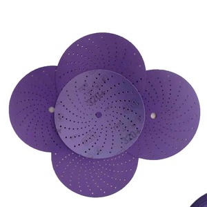 3M 6 Pulgadas 737U Disco De Polimento Qualidade para Cubitron II Hookit Lixa Disco De Lixa Roxo 1mm Personalizable OEM para Coche - Product Image 2