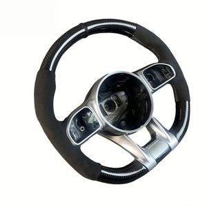 พวงมาลัยคาร์บอนไฟเบอร์สำหรับ Mercedes Benz C117ได้ <span class=keywords><strong>CLA</strong></span> W176 W212 W213 W207 W218 X204 W117 S204 C204 C63 AMG W204 - Product Image 2