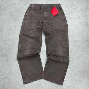 مخصص مصنع الدنيم الثقيلة قماش البط مزدوجة الركبة الجبهة نجار السراويل التكتيكية تزلج العمل السراويل تويل السراويل البضائع - Product Image 3